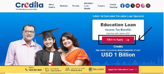 Credila Education Loan Application Process