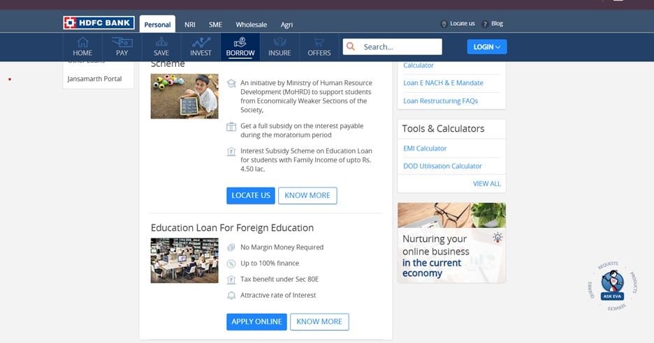 HDFC Bank Education Loan for Foreign Education