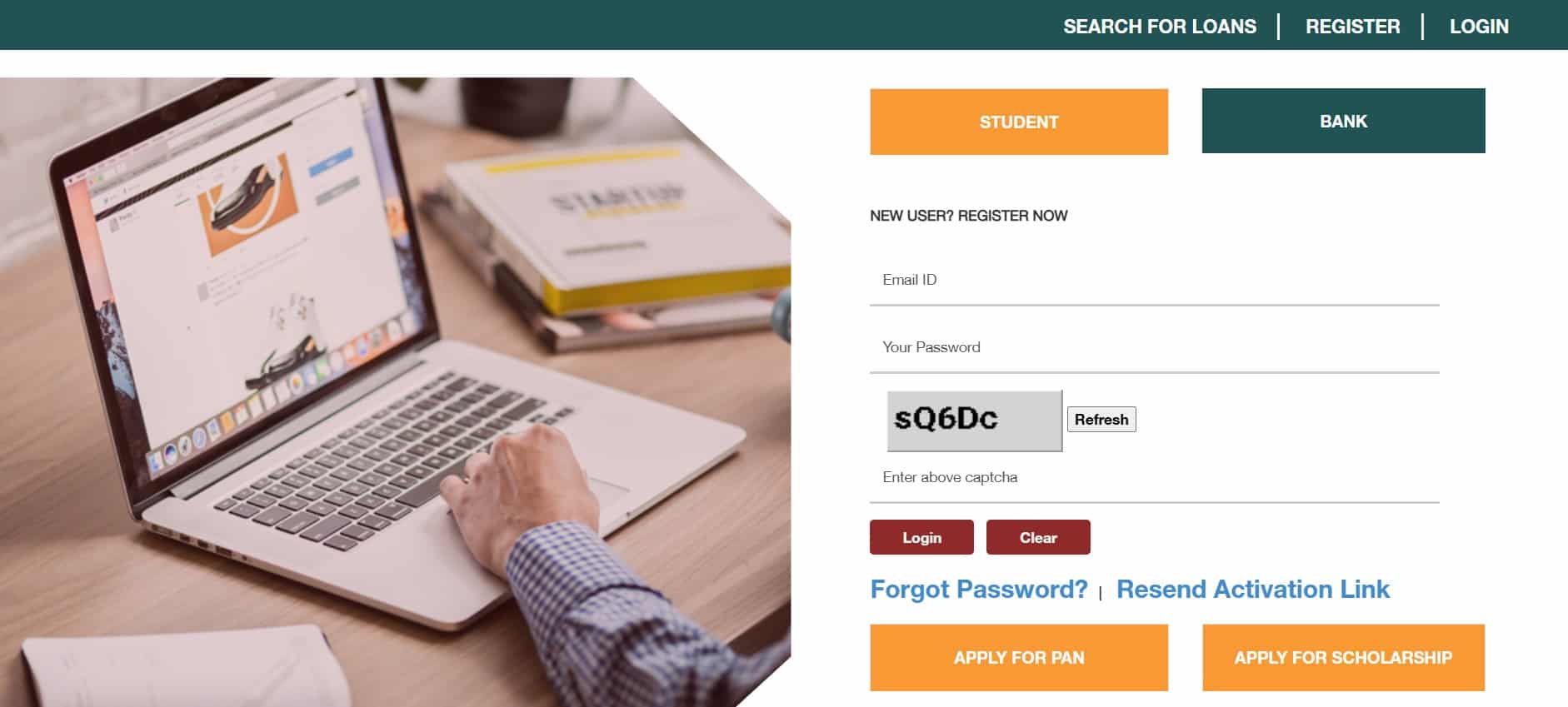 click-the-‘Student-Login-tab